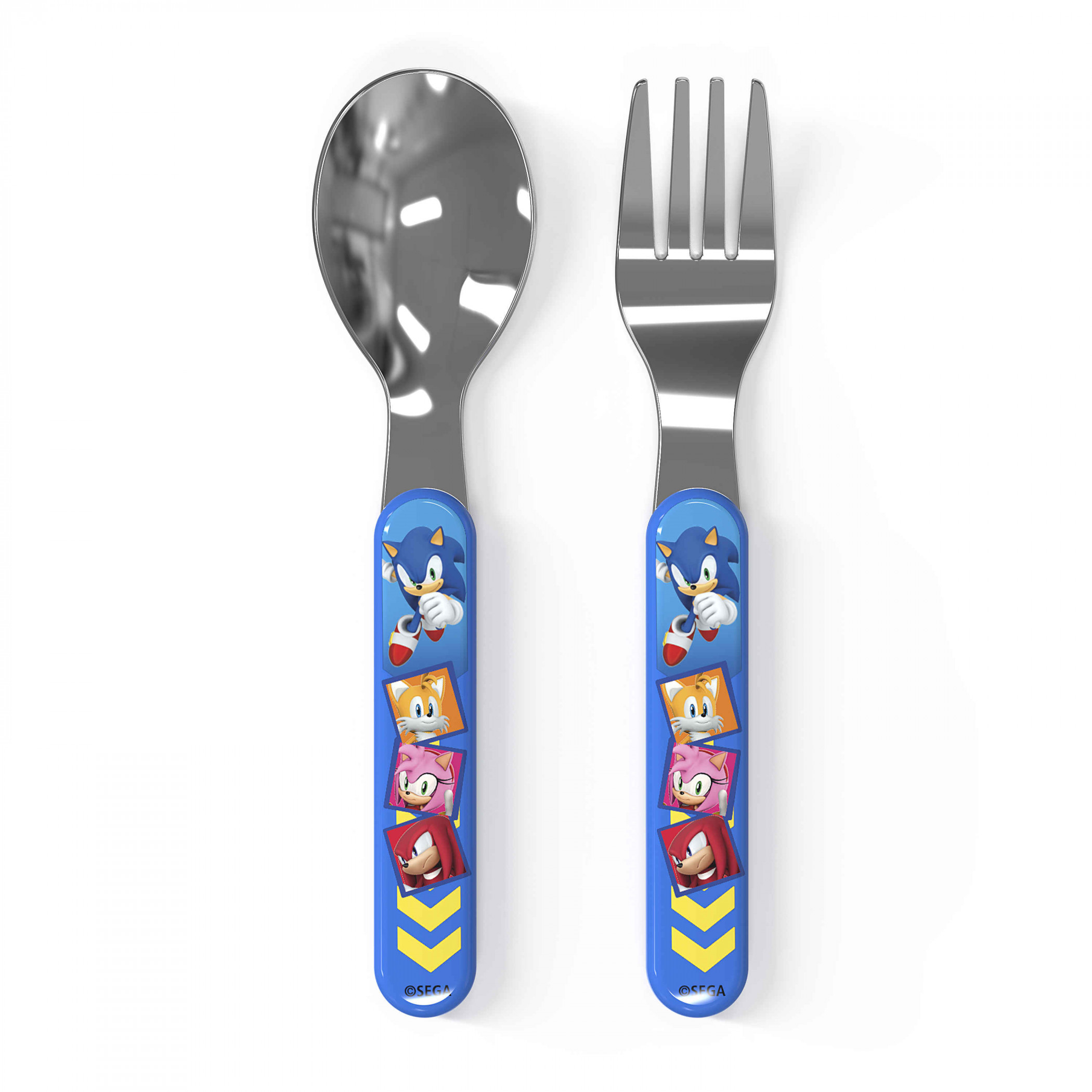 Sonic The Hedgehog and Friends Kid's Fork and Spoon Set